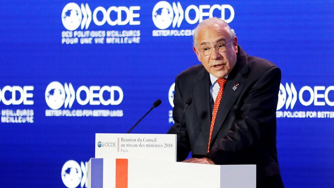 El secretario general de la Organización para la Cooperación y el Desarrollo Económico (OCDE), Ángel Gurría.