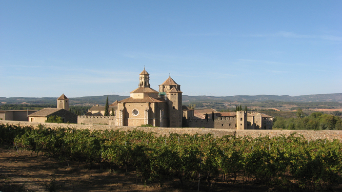 Vista general del Monasterio de Poblet (Tarragona), sede de la reunión convocada por 'El país en demà'.