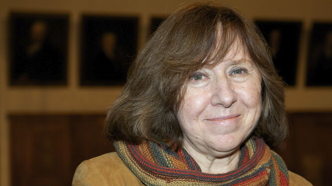 La Premio Nobel Svetlana Alexiévich.