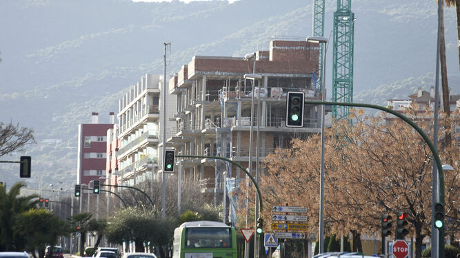 Pisos en construcción en Córdoba capital.