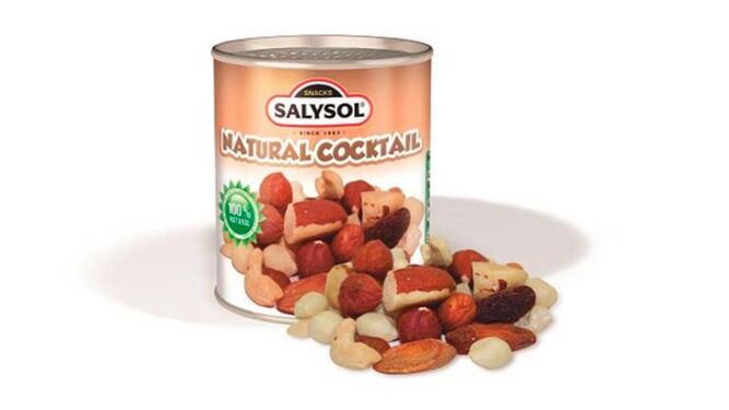 Una lata de frutos secos Salysol