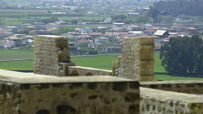 Parcelaciones vistas desde los altos de Medina Azahara .