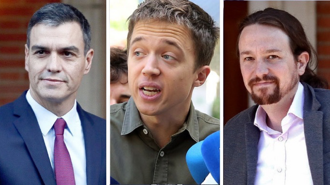 Elecciones 10-N: Pedro Sánchez, Pablo Iglesias e Íñigo Errejón, en busca del liderazgo de la izquierda