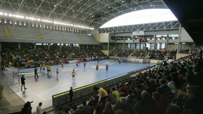 Palacio Municipal de Deportes Vista Alegre durante un partido.