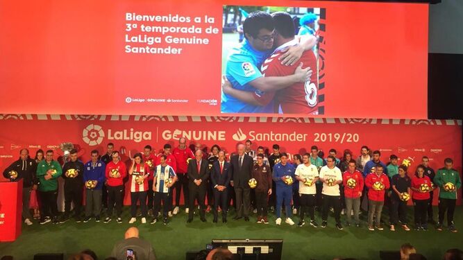 Presentación de la tercera temporada de LaLiga Genuine Santander.