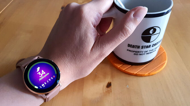 An&aacute;lisis del Samsung Galaxy Watch Active2: contador de pasos