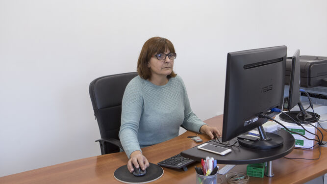 Marisol Carmona en su despacho.