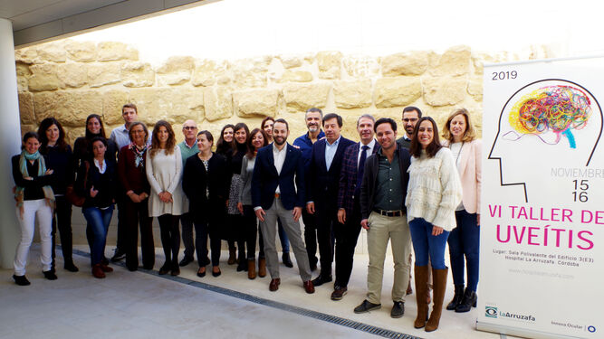 Participantes en el taller de Uveítis celebrado en el Hospital La Arruzafa.