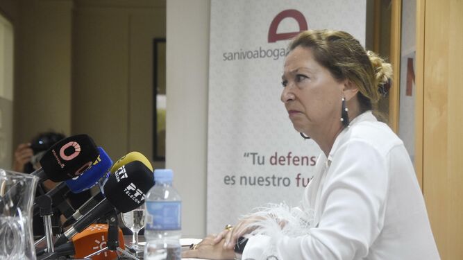 Magdalena Entrenas, durante una comparecencia pública.