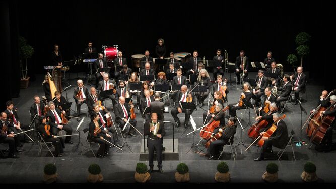 Un momento de la actuación de la Orquesta de Córdoba
