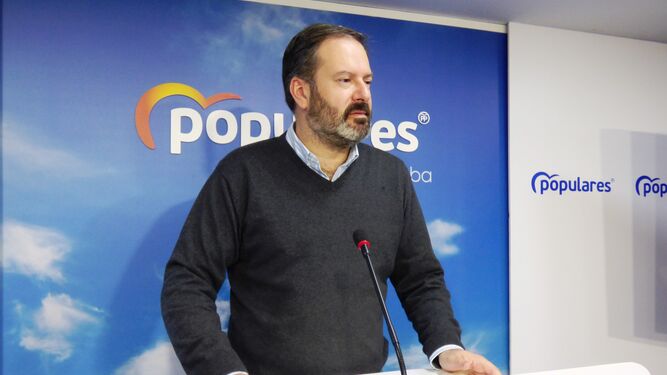 Adolfo Molina, en la sede del PP de Córdoba.