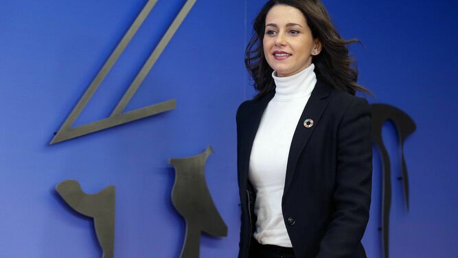 La portavoz de Ciudadanos en el Congreso, Inés Arrimadas , en el Congreso el pasado 2 de diciembre.
