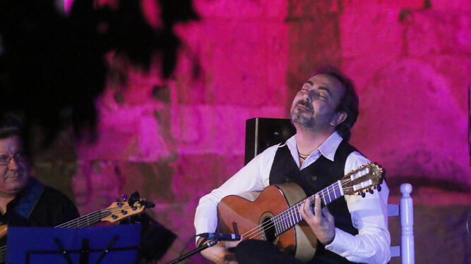 José Antonio Rodríguez, en un concierto de la Noche Blanca del Flamenco de 2016.