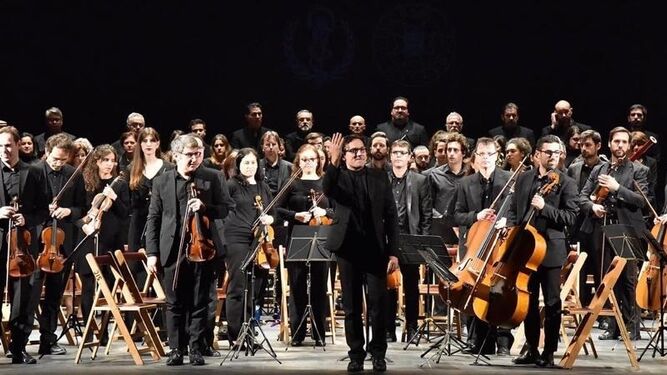Orquesta y Coro de la Catedral de Córdoba en uno de sus concierto