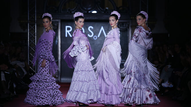 Propuestas de la colección de Rosa León para We Love Flamenco.