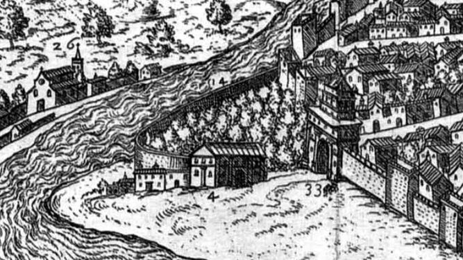 Casa de Hernando Colón, extramuros de la puerta de Goles. Ambrosio Brambilla, 1585