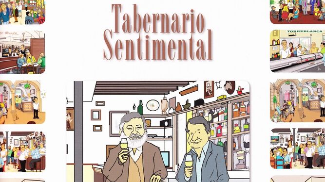 Portada de 'Tabernario Sentimental', obra de Javier Tafur y Vic.