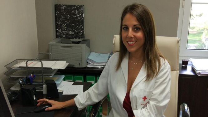 La psicóloga del Hospital Cruz Roja Claudia Carmona.