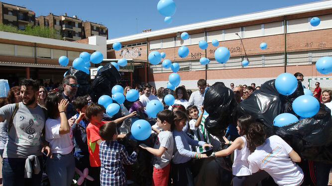 Celebración del Día Mundial del Autismo en un centro de Córdoba.