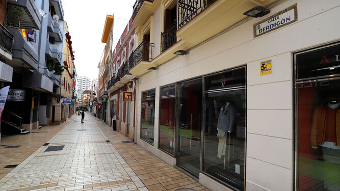 Una calle de Huelva en plena crisis del coronavirus