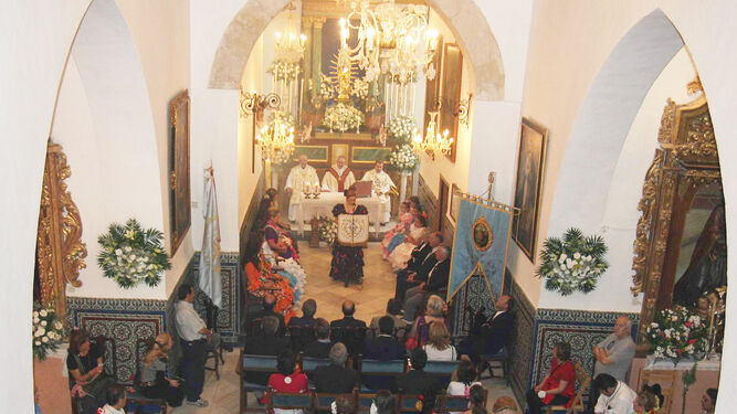 Misa por la Romería de la Virgen de Linares.