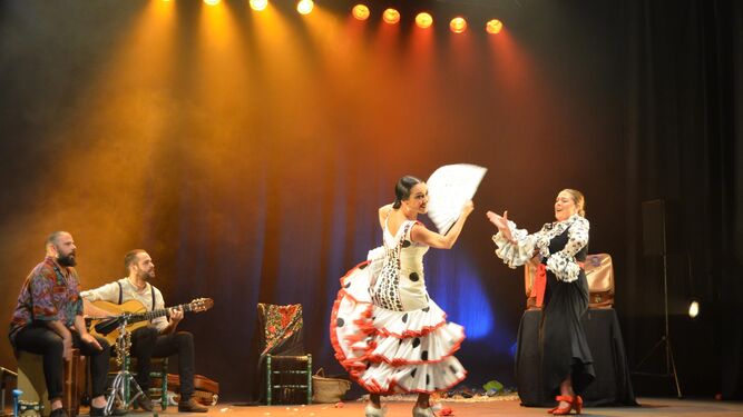 Espectáculo 'Flamenclown', puesto en escena en una de las últimas ediciones de la Feria de Teatro.