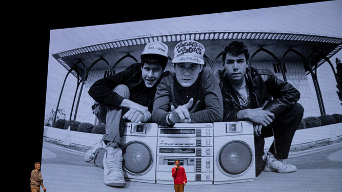 Una imagen del 'docu-show' de Spike Jonze sobre los Beastie Boys.