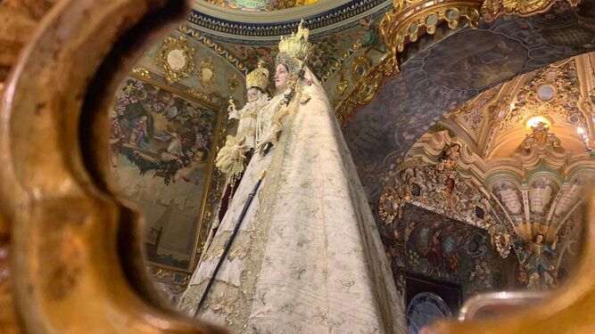 Imagen de la Virgen de Araceli, patrona de Lucena.