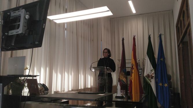 Rueda de prensa de la delegada municipal de Cultura, Blanca Torrent.