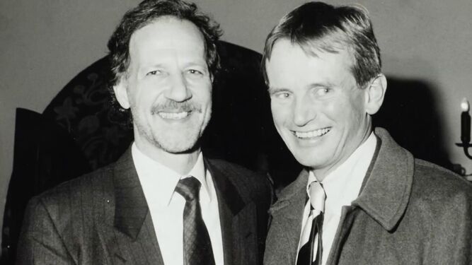 Herzog y Chatwin en una fotografía de finales de los años 80.
