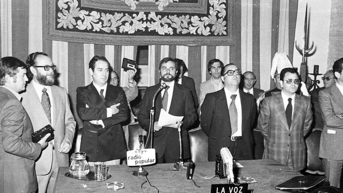 Primera corporaci&oacute;n municipal, 1979. / Ricardo