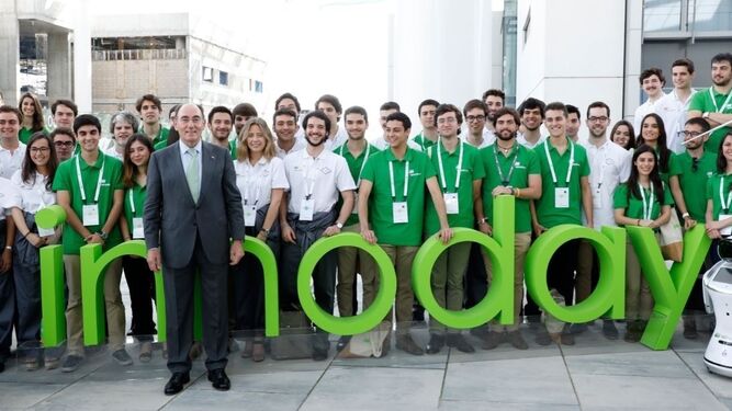 El presidente de Iberdrola, Ignacio Galán, en unas jornadas de innovación organizadas por la empresa en 2018.