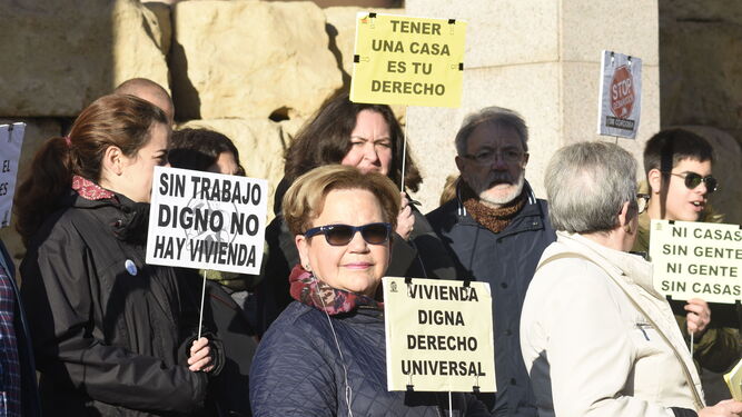 Manifestación de Stop Desahucios en Córdoba.