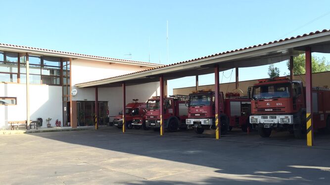 Uno de los parques de bomberos del Consorcio en la provincia de Córdoba.