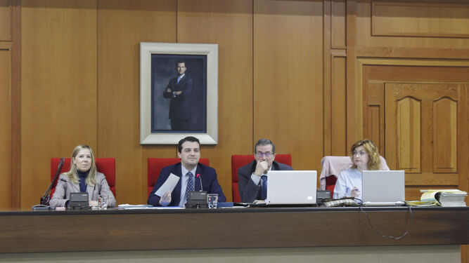 Una de las últimas sesiones plenarias del Ayuntamiento de Córdoba antes de la crisis del coronavirus.