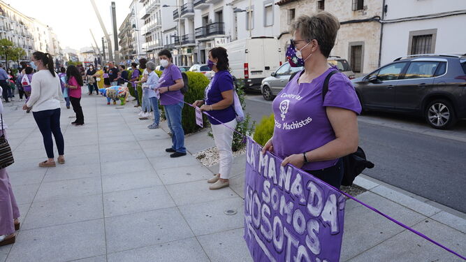La concentraci&oacute;n contra la sentencia de la Manada celebrada en Pozoblanco, en fotos