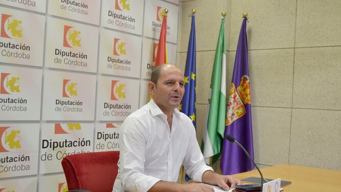 El delegado de Empleo de la Diputación, Miguel Ruz.