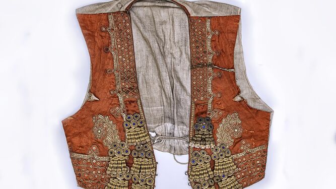 Imagen del traje que llevó Joselito en Talavera de la Reina, cedida por el Museo Taurino de la Comunidad de Madrid.
