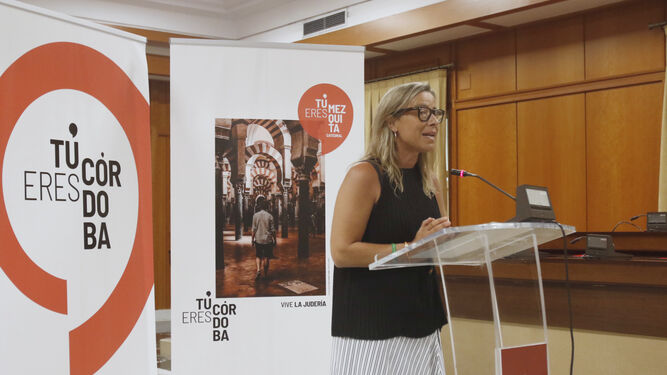 Isabel Albás, en la presentación de la iniciativa.