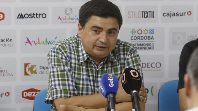 El presidente del Córdoba Futsal Patrimonio de la Humanidad, José García Román.
