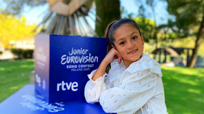 Soleá, la niña sevillana que representará a nuestro país este año en Eurovisión Junior.