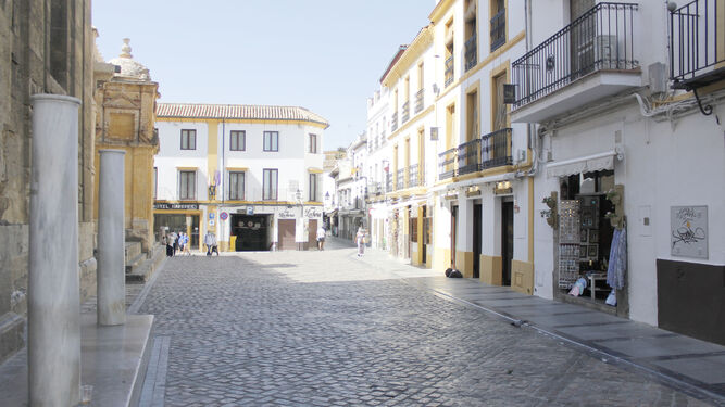 La Judería de Córdoba, sin turistas.