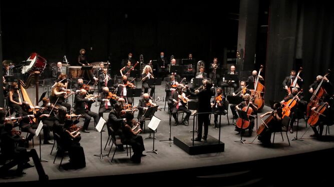 La Orquesta de Córdoba, en su concierto de presentación de temporada.