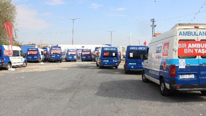 Ambulancias de Granada en plena guerra de Siria