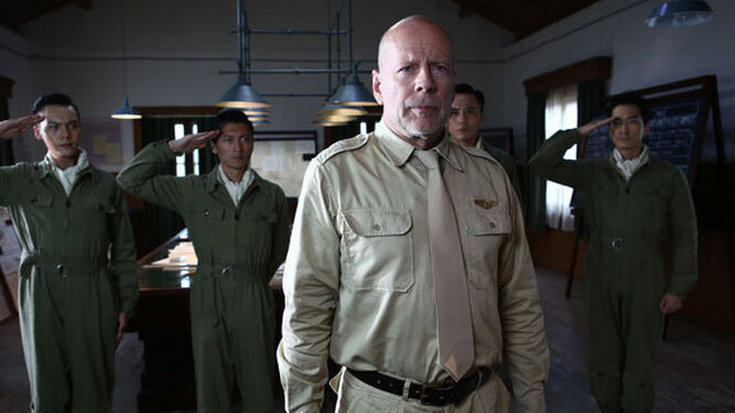 'Combate en el cielo', con un avejentado Bruce Willis, que programa La Sexta en este martes