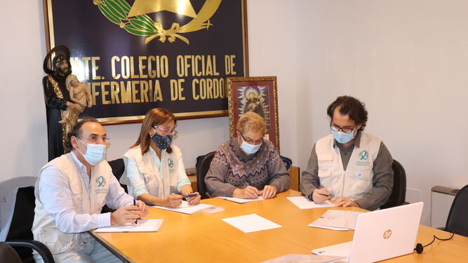 Primer encuentro de los voluntarios de la ONG Solidaridad Enfermera Córdoba.