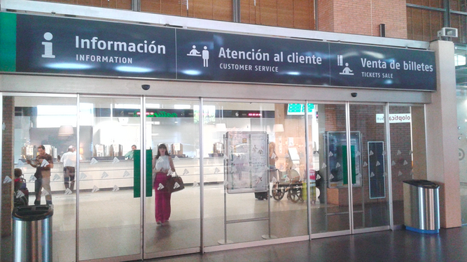 Taquillas en la estación de Córdoba.