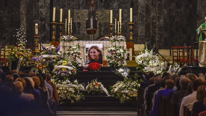 Foto del funeral de María Villar en Vizcaya