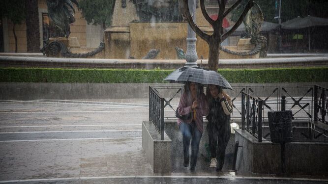 La Aemet activa el aviso por lluvias para hoy miércoles en más de la mitad de Andalucía