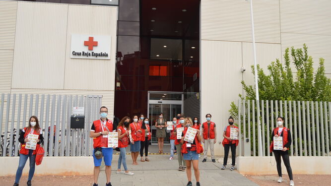 Voluntarios de Cruz Roja en Córdoba